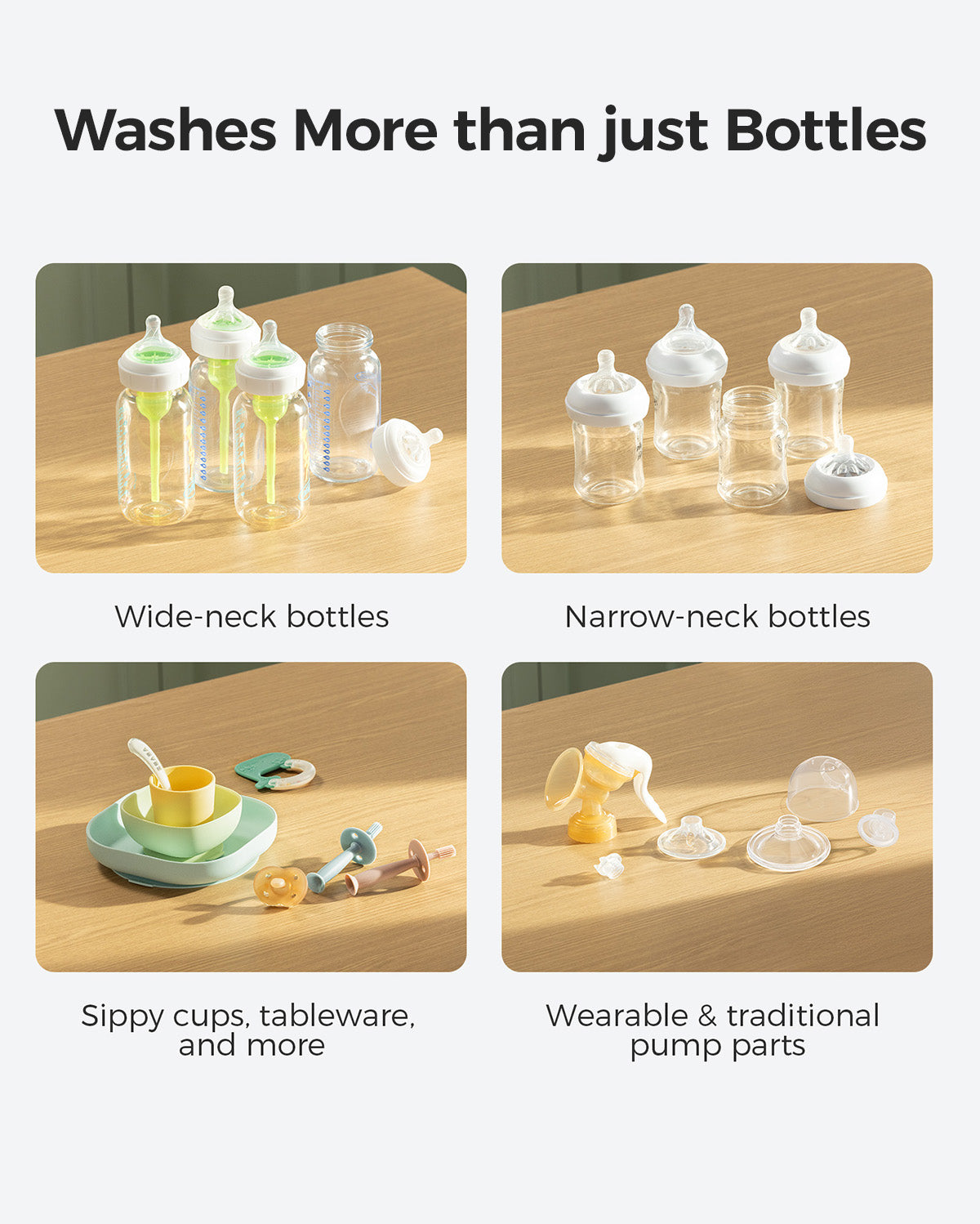 Pump & Clean Bundle: M9 Hands-free Breast Pump and KleanPal Pro Baby Bottle Washer and Sterilizer