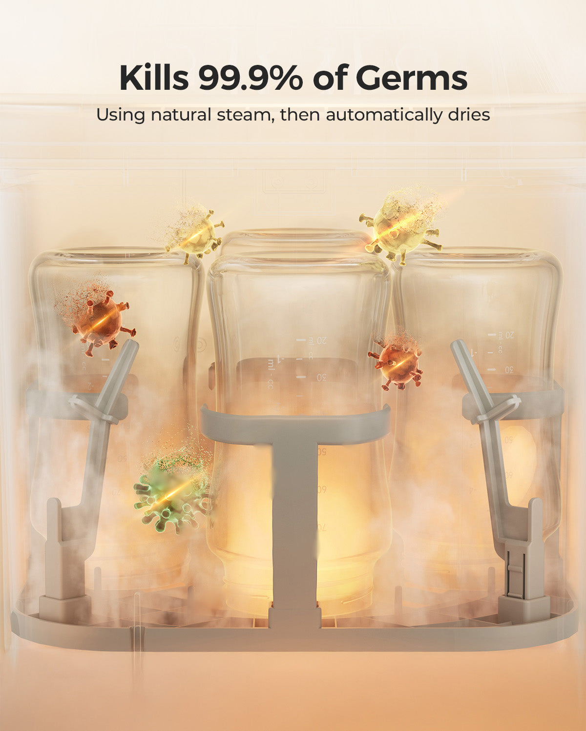 Pump & Clean Bundle: M6 Hands-free Breast Pump and KleanPal Pro Baby Bottle Washer and Sterilizer